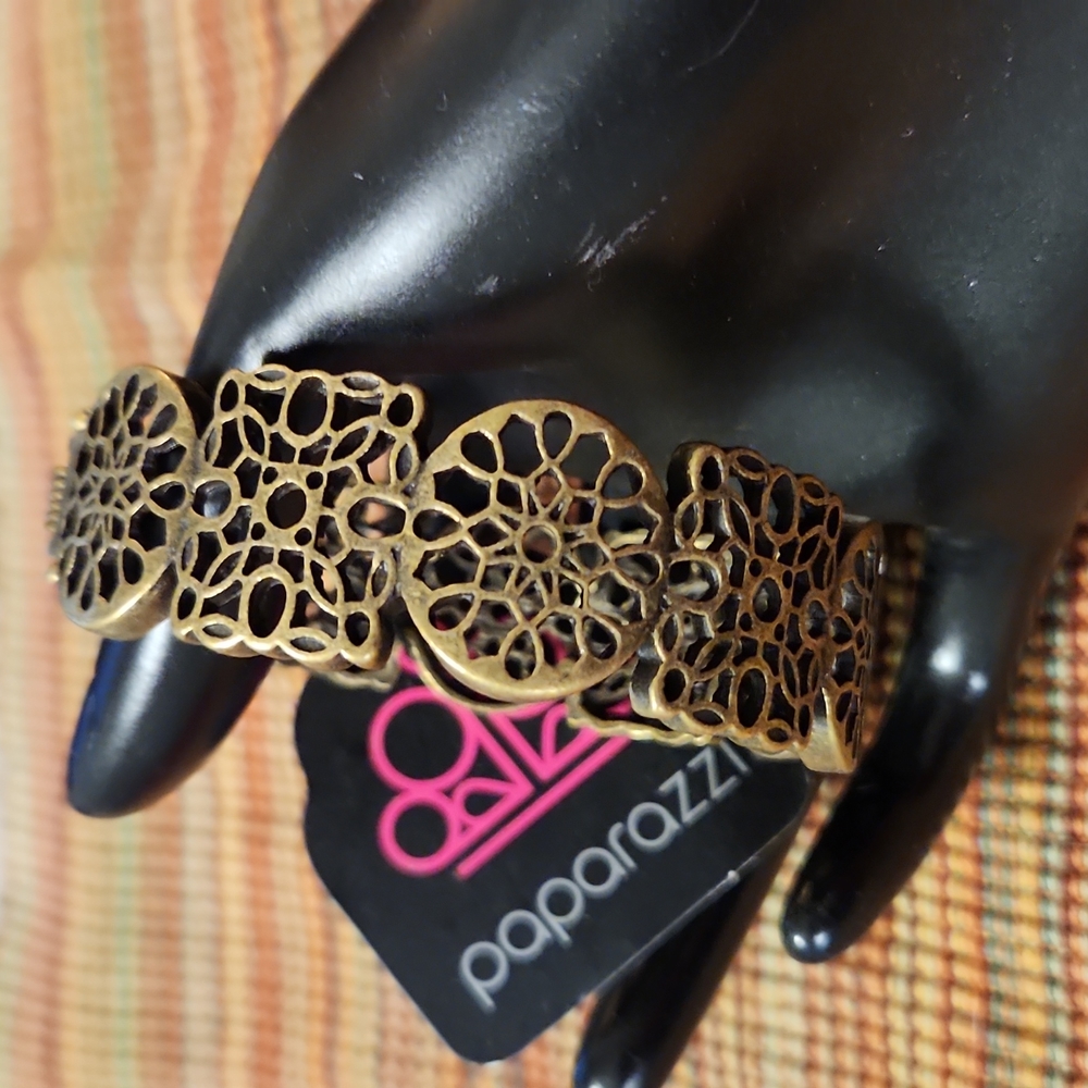 Brass Color Clamper Bracelet
